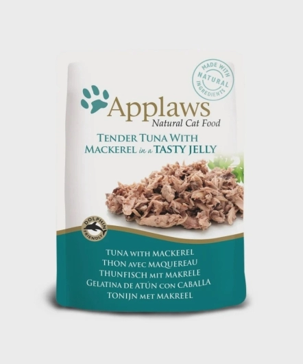Applaws Cat Quick Serve Jelly Tuna Wholemeat & Mackerel 70g