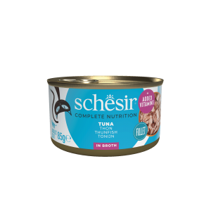 Schesir Complete&Balanced kat blik bouillon tonijn 85gr