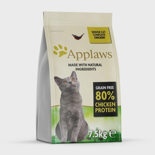 Applaws Senior Cat brokjes 7,5 kg.