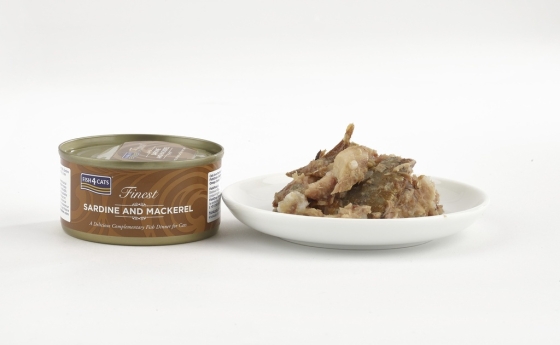 Fish4Cats Finest Sardine with mackerel 70g