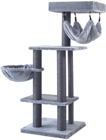 Boony krabpaal sunanda grijs/zwart 126cm