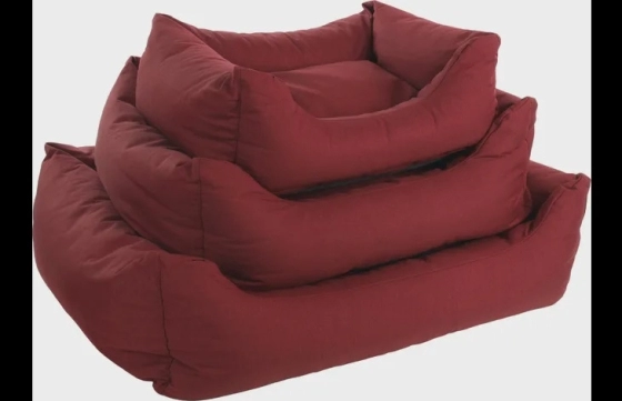 Mand Geneve Rechthoekig Bordeaux 65x50x20cm