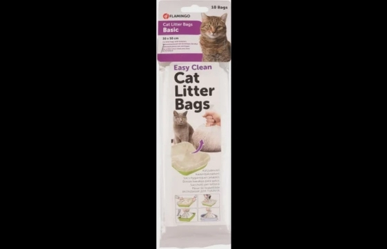 Kattenbakzakken Basic Wit 10st