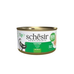 Schesir Complementary kat blik gelei kip 70gr