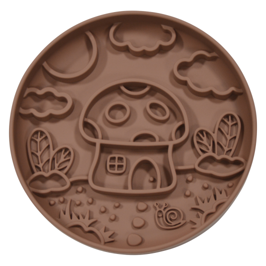 JV Slowfeeder Kom Zuignap Bruin 20x40