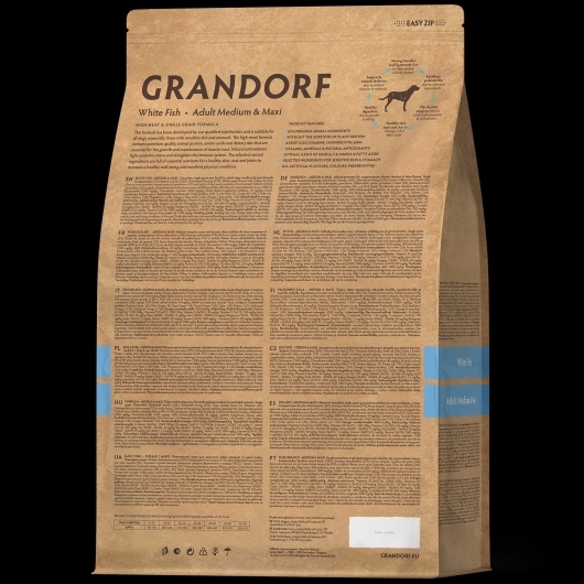 GD-Dog - White Fish - Adult Medium & Maxi Breeds - 10 Kg