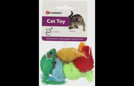 Speelgoed Barmy Muis Meerkleurig