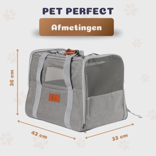 Dierendraagtas - Grijs