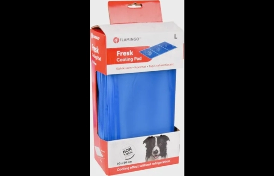 Koelmat Fresk Rechthoekig Blauw L