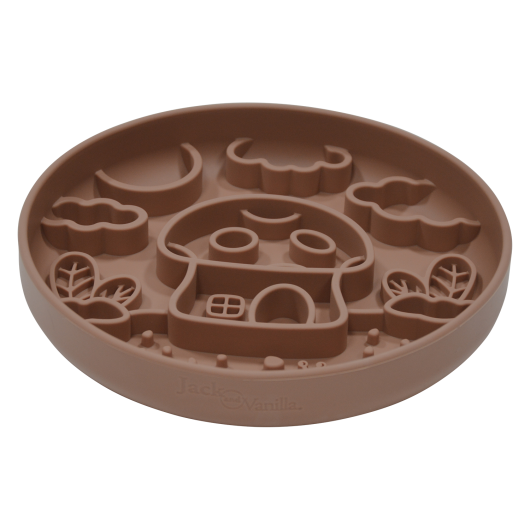 JV Slowfeeder Kom Zuignap Bruin 20x40