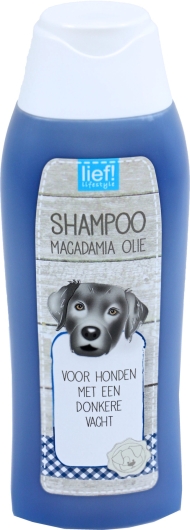 lief! vachtverzorging shampoo donkere vacht, 300 ml.