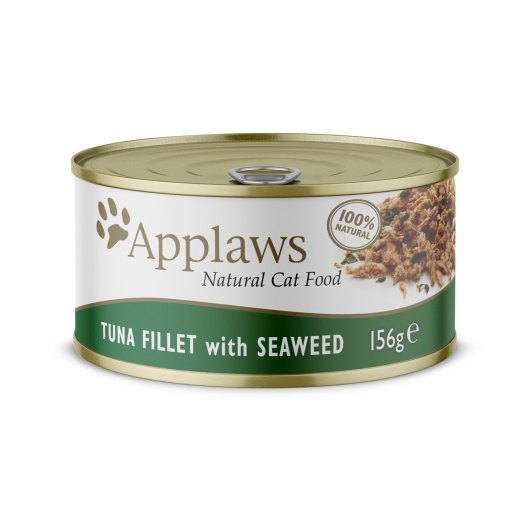 Applaws Cat Cans Tuna Fillet & Seaweed 156g