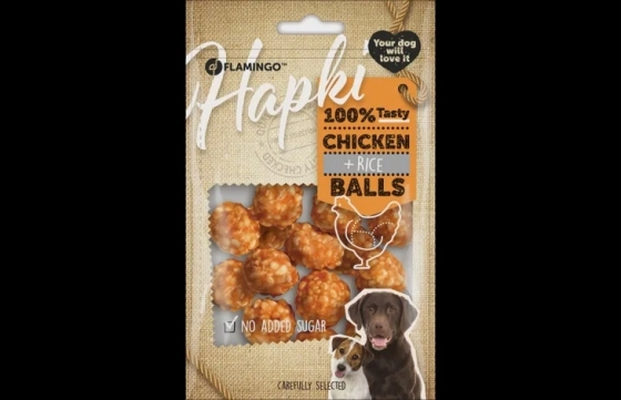 Hapki Kip&Rijstballetjes 75g