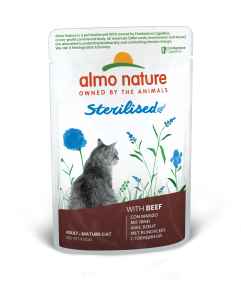 Almo Nature Holistic cat pouch sterilised rund 70gr