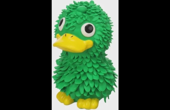 Speelgoed Barney Eend Groen