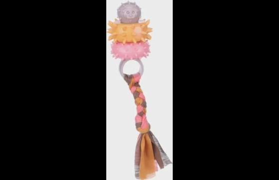 Speelgoed Puppy Bunty Ring Taupe