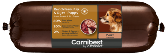 Carnibest Rundvlees, Kip & Rijst Puppy 1kg