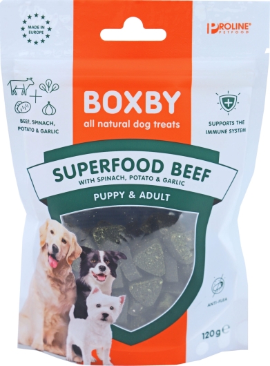 Boxby superfood beef, 120 gram