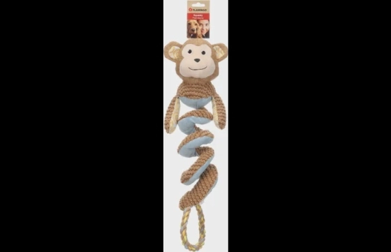 Speelgoed Bruta Aap met touw Bruin