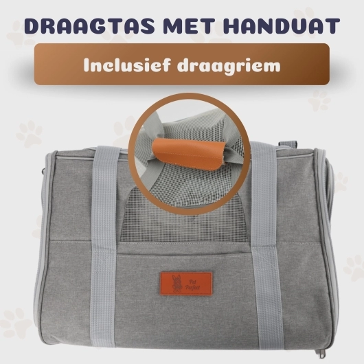Dierendraagtas - Grijs
