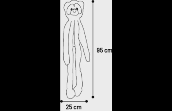 Speelgoed Wallo Wasbeer Taupe Large