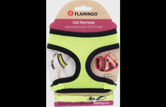 Harnas met looplijn Harms Geel 32x36/48x110cm