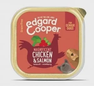 Edgard&Cooper hond senior kuipje kip&zalm 150gr