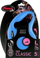 flexi rollijn CLASSIC tape L blauw, 5 meter