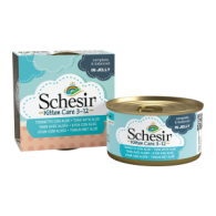 Schesir Kitten 3-12 tonijn aloe gelei 85gr