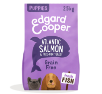 Edgard&Cooper hond puppy brok graanvrij zalm&kalkoen 2,5kg