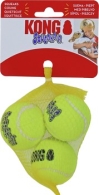 Kong hond Squeakair met piep small, net à 3 tennisballen