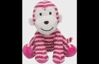 Speelgoed Azor aap roze