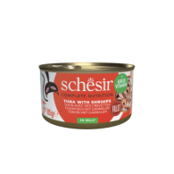 Schesir Complete&Balanced kat blik gelei tonijn&garnalen 85gr