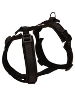 Petlando Y-Tuig Mesh Zwart - Hondenharnas - S 34-62/44-60 Cm