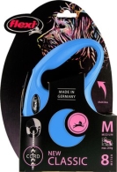 flexi rollijn CLASSIC cord M blauw, 8 meter.
