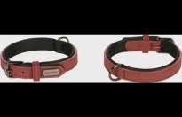 Halsband met neopreen Binti Rood S/M