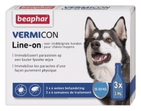 Vermicon Line-On Middelgr. Hond 3x3ml