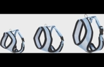 Harnas met looplijn Harms Blauw 32x36/48x110cm