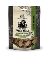 Monopets air dried snacks pops insect 100gr