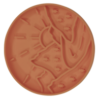 JV Slowfeeder Kom Zuignap Oranje 20x4