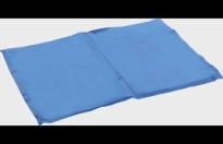 Koelmat Frosty Rechthoekig Blauw S