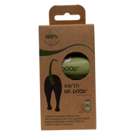 Mr.POOP EARTH Navulling 8 Rollen Groen