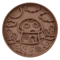 JV Slowfeeder Kom Zuignap Bruin 20x40