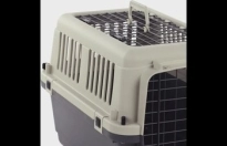 Flamingo Transportkooi Neto Donkergrijs XS