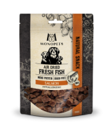 Monopets Fresh Fish air dried snacks S/M cubes salmon 150gr