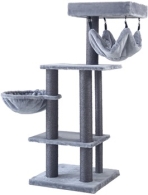 Boony krabpaal sunanda grijs/zwart 126cm