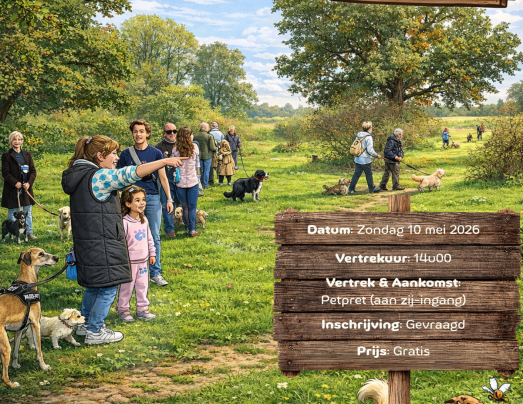 Hondenwandeling editie #3 10mei2026